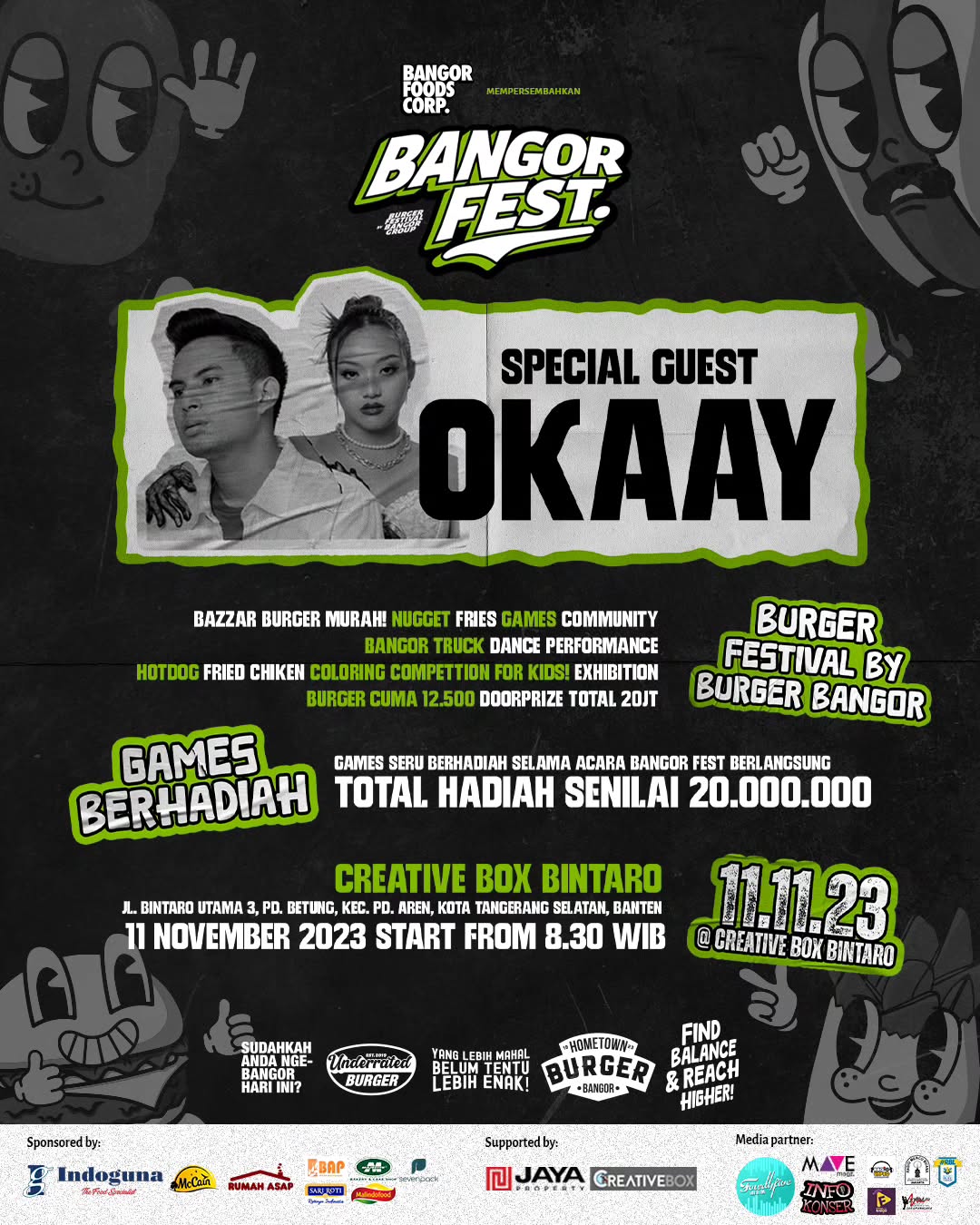 Bangorfest Vol.1 di Creative Box Bintaro, 2023