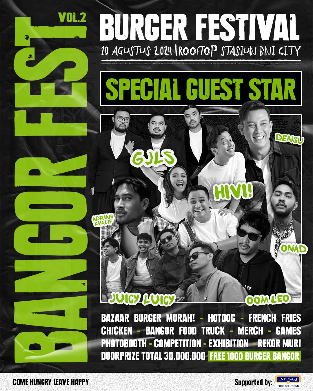 Bangorfest Vol.2 di Rooftop Stasiun BNI City, 2024