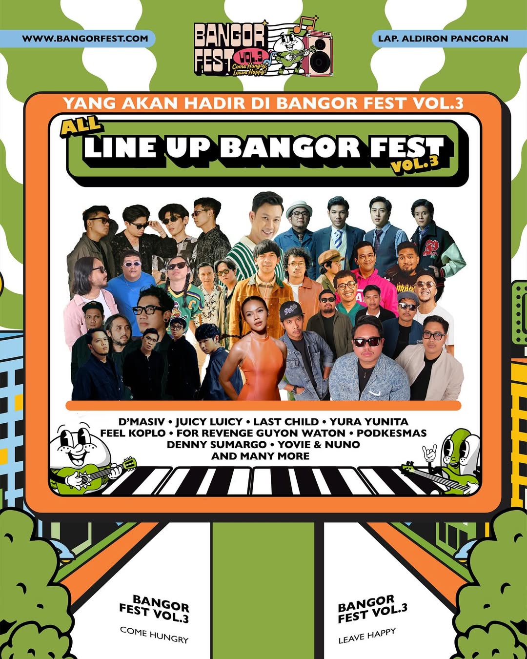 Bangorfest Vol.3 di Lapangan Aldiron Pancoran, Jakarta., 2025