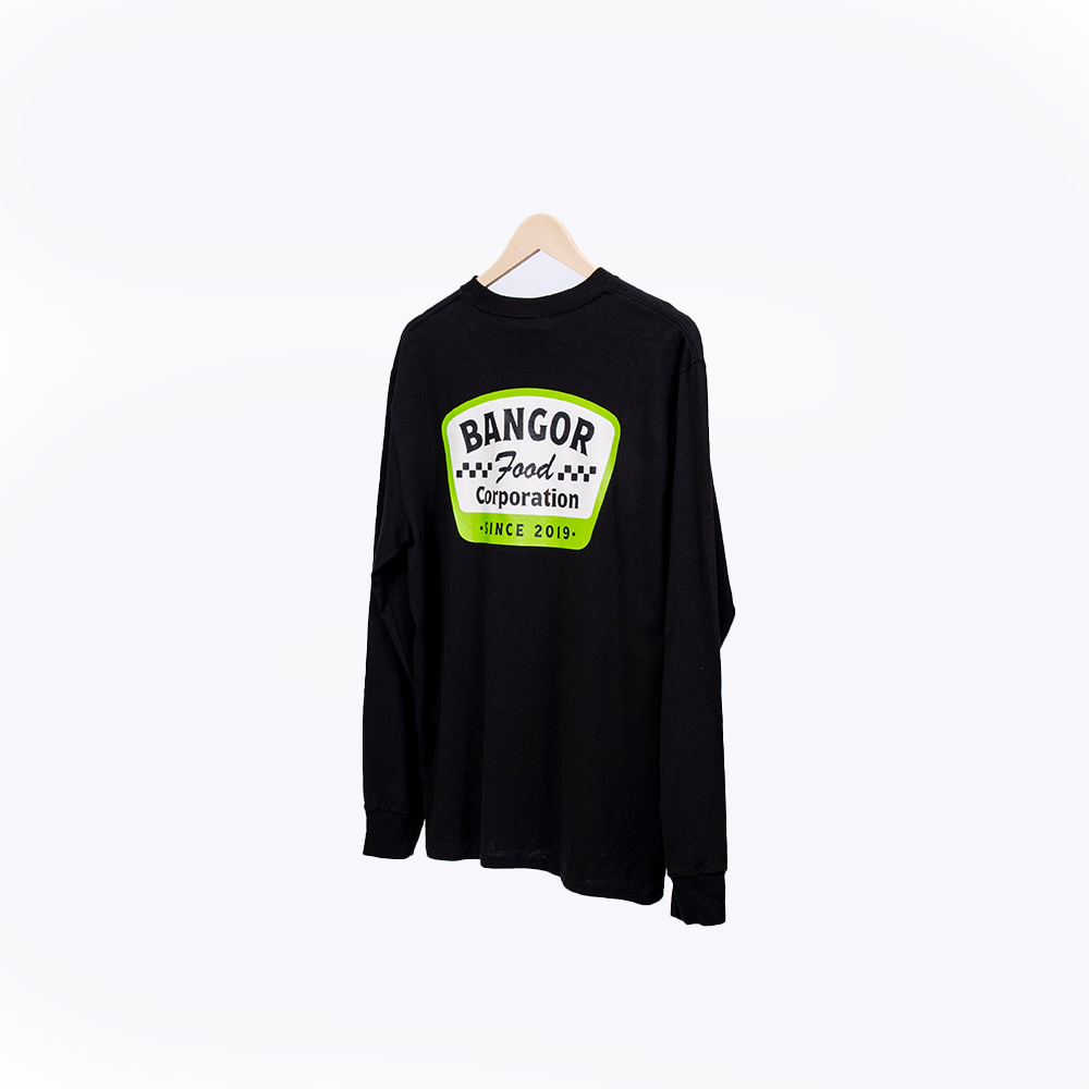 Longsleeve Hitam Bangor Food